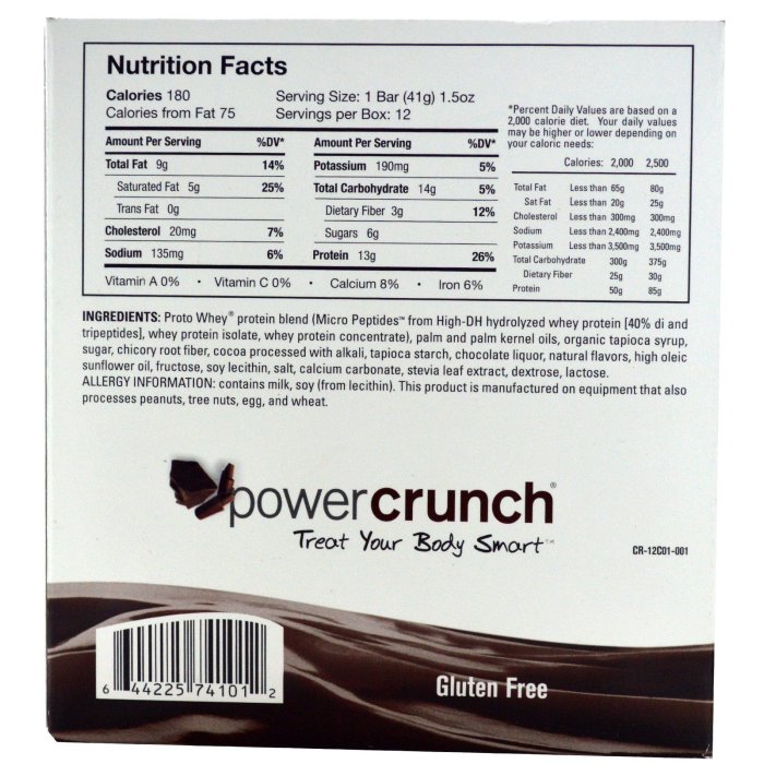 Power crunch protein crisps nutrition facts