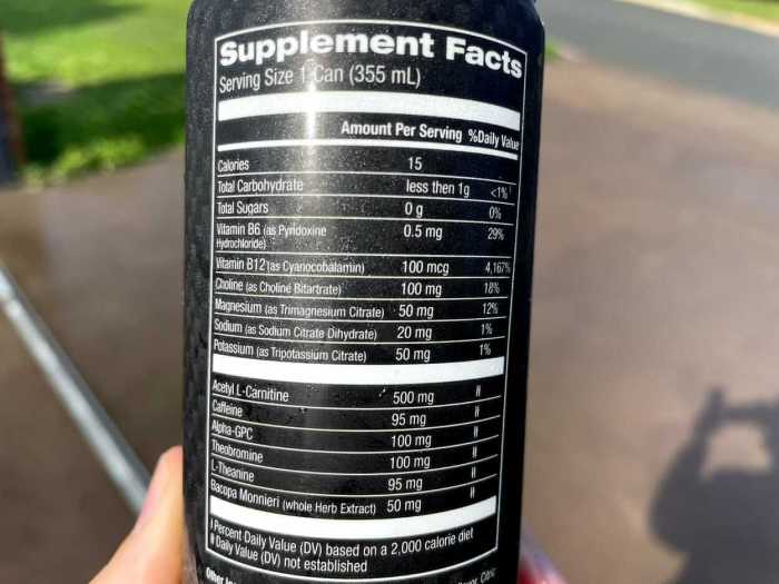 Jocko go drink nutrition facts